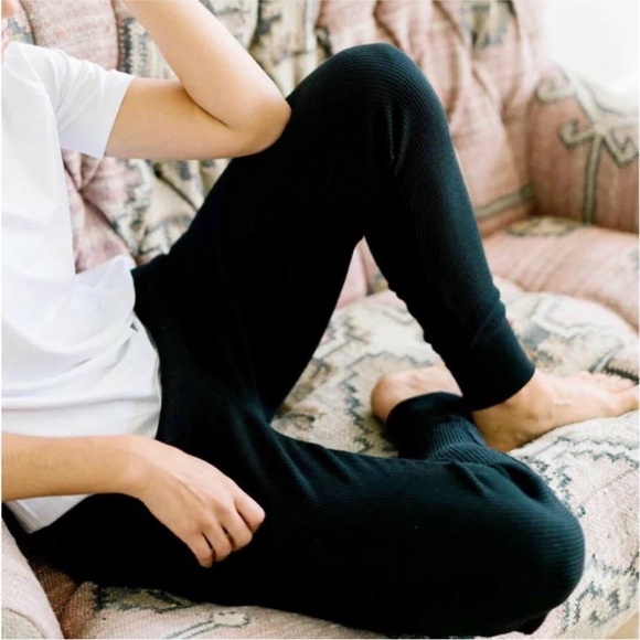 ZYIA Pants - ZYIA Black Ribbed Joggers 4XL EUC